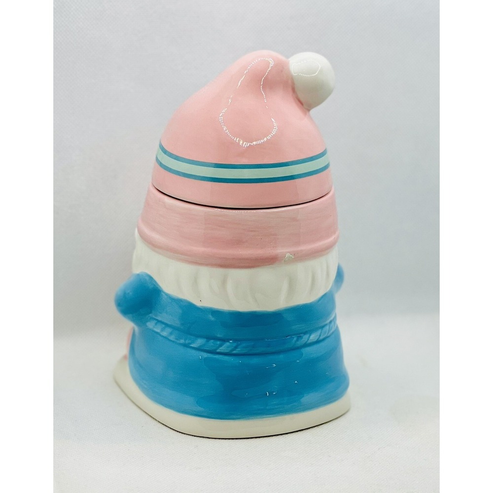 Martha Stewart Snow Gnome Candle Pink Snowboarder Snow Day NEW with Issues - Picture 7 of 16